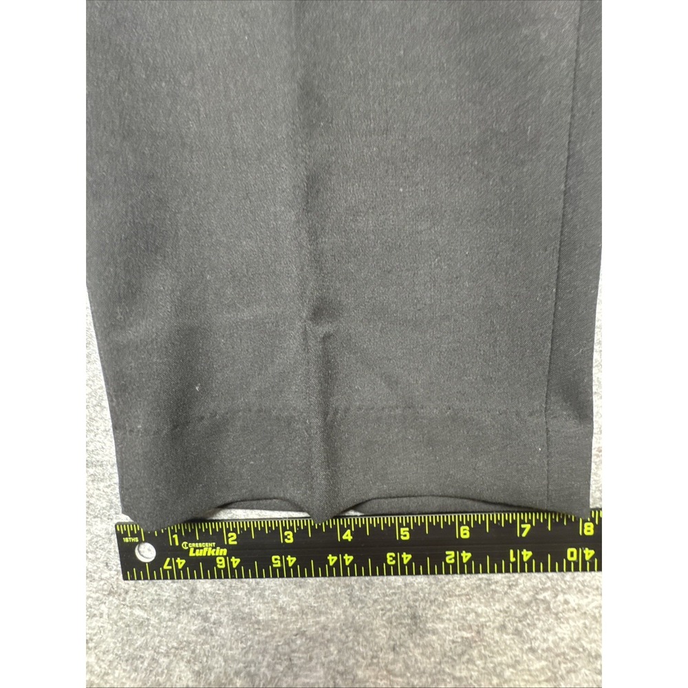Calvin Klein Mens Black Slim Fit Dress Pants 40x30 Flat Front Stretch 1882280 - Picture 9 of 10